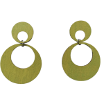 Korona korvakorut vihreä | Puiset korvakorut | Korvakorut netistä Auros Design