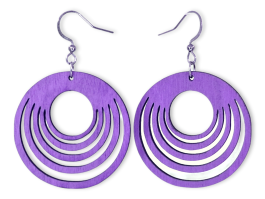 Aamu puiset korvakorut Violetti | Puiset korvakorut | Korvakorut | Korvakorut netistä | Aurosfi Aamu puiset korvakorut Violetti | Puiset korvakorut | Korvakorut | Korvakorut netistä | Aurosfi