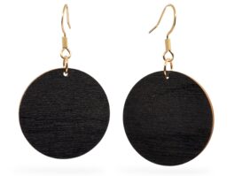 Pyöreät mustat puiset korvakorut ympyrä | Puiset korvakorut | Korvakorut | Korvakorut netistä | Aurosfi Pyöreät mustat puiset korvakorut | Puiset korvakorut | Korvakorut | Korvakorut netistä | Aurosfi