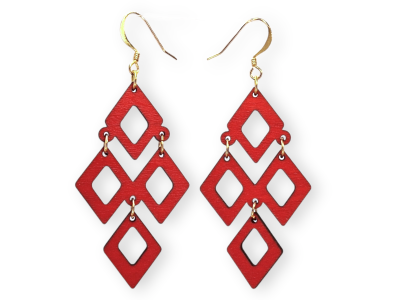 roikkuvat korvakorut Aurora borealis earrings | Puiset korvakorut | Korvakorut | Korvakorut netistä | Aurosfi