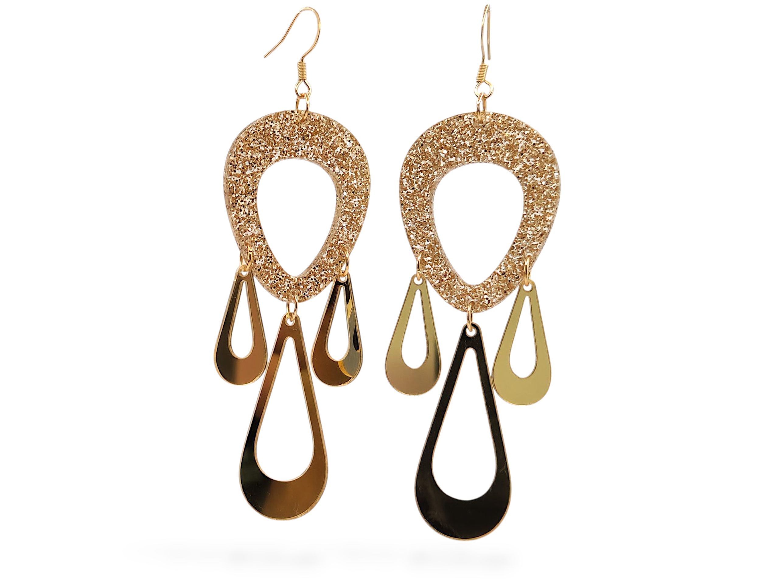 Kullanväriset design korvakorut | Puiset korvakorut | Korvakorut | Korvakorut netistä | Aurosfi Kullanväriset roikkuvat design korvakorut | Puiset korvakorut | Korvakorut | Korvakorut netistä | Aurosfi