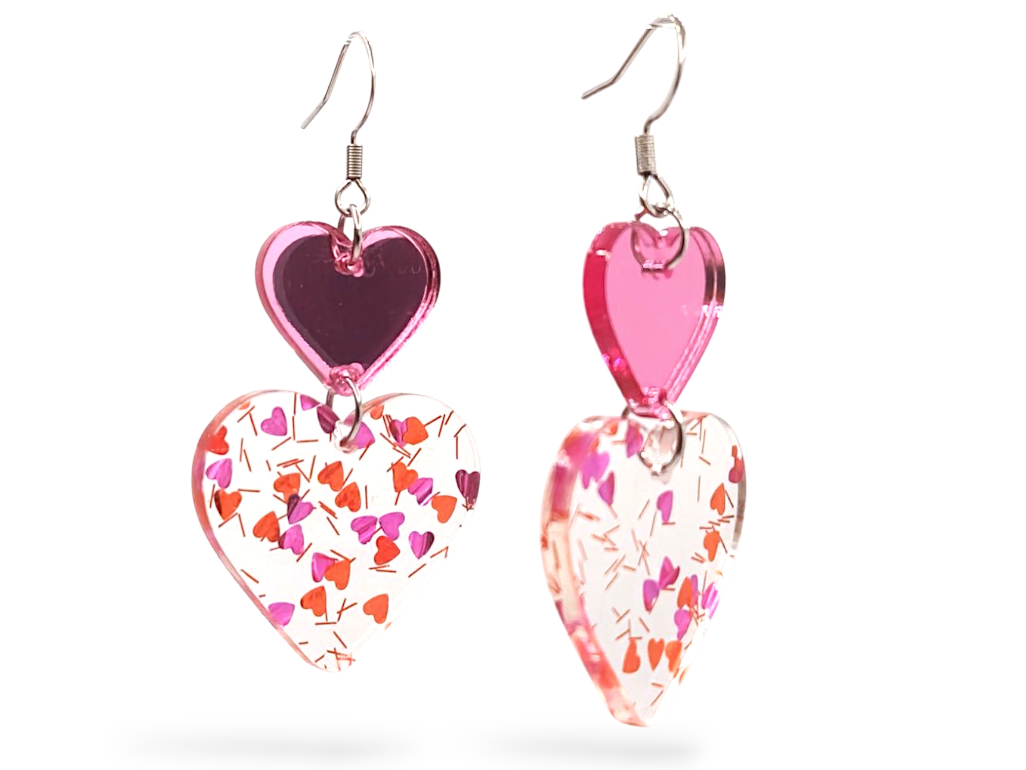 Korvakorut peiliakryyli sydänketju | Puiset korvakorut | Korvakorut | Korvakorut netistä | Aurosfi Korvakorut peiliakryyli | Puiset korvakorut | Korvakorut | Korvakorut netistä | Aurosfi