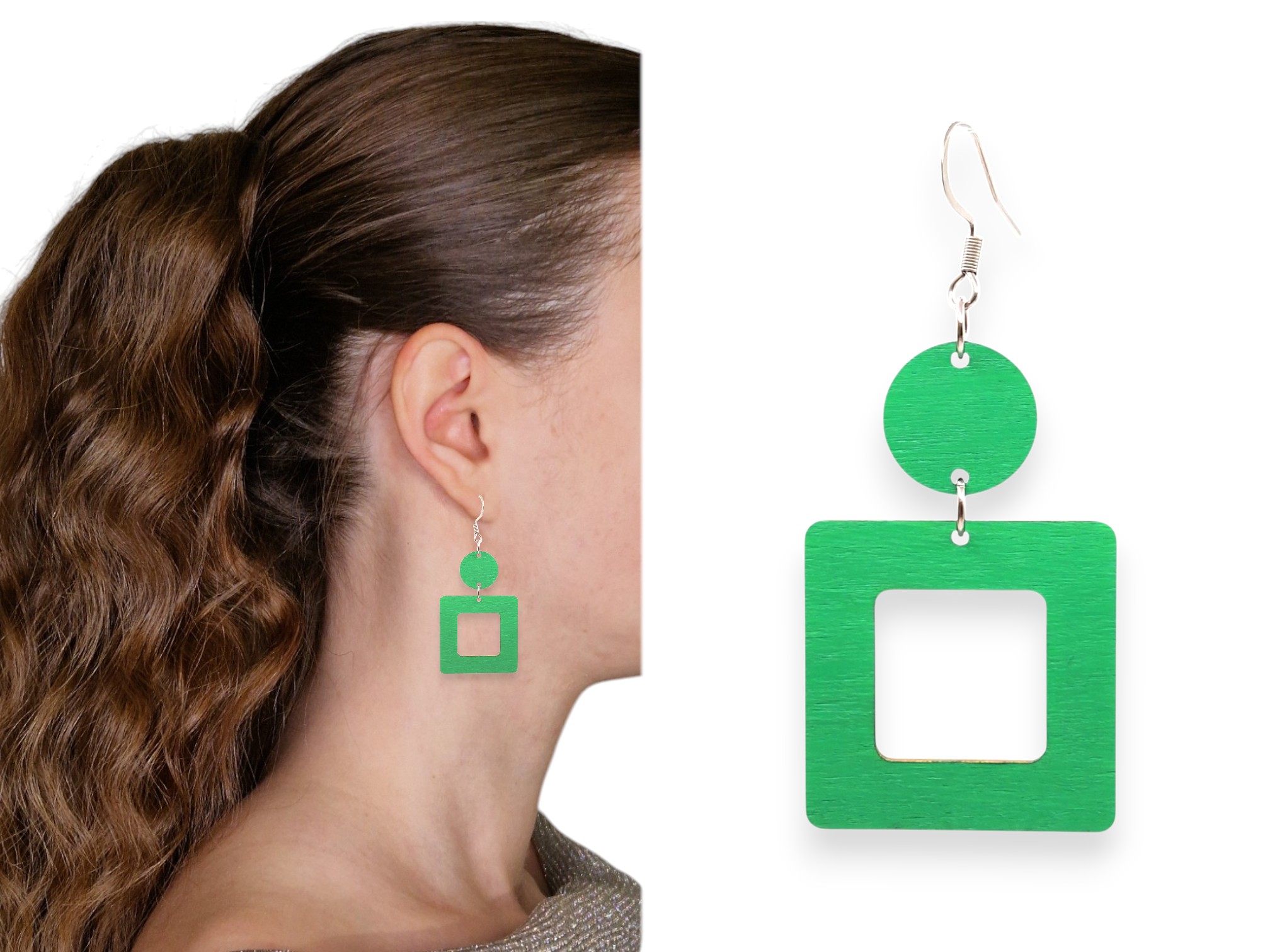 Retro neliö sovituskuva | Puiset korvakorut | Korvakorut | Korvakorut netistä | Aurosfi | Puiset korvakorut | Korvakorut | Korvakorut netistä | Aurosfi